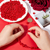 1830Pcs 5 Styles ABS Plastic Imitation Pearl Beads OACR-SP0001-01B-3