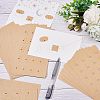 Olycraft 400Pcs 8 Style Kraft Paper Sealing Stickers DIY-OC0008-47-5