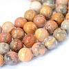 Natural Crazy Lace Agate Round Bead Strands G-E334-4mm-20-1