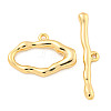 Brass Toggle Clasps KK-A223-15G-2