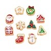Christmas Opaque Resin Cabochons CRES-I049-01-2