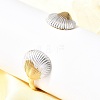 304 Stainless Steel Cuff Bangles for Women BJEW-F509-01G-3
