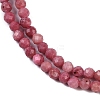 Natural Rhodonite Beads Strands G-P553-G06-02-4