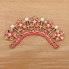 Crown Alloy Enamel Hair Finding PW-WGD2F69-06-1