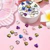 Heart Flat Back K9 Glass Rhinestone Cabochons MRMJ-YW0001-063B-4