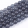 Natural Jade Bead Strands G-R165-8mm-12-1