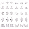 64Pcs Gradient Color Transparent Glass Beads GLAA-TA0003-48A-1