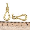 Brass Micro Pave Cubic Zirconia Pendants KK-I358-052G-3