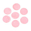 Spray Painted Natural Capiz Shell Disc Charms LS-X1-BSHE-T014-02A-1