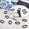 18Pcs Alloy Spring Gate Rings FIND-SP0001-43-4