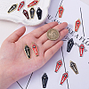 20Pcs 4 Colors Zinc Alloy Enamel Pendants ENAM-CJ0001-107-4