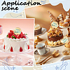 21Pcs 3 Styles Mirror Effect Acrylic Birthday Cupcake Insert Card Decoration AJEW-SP0001-66B-4