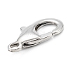 304 Stainless Steel Lobster Claw Clasps STAS-C024-15P-2