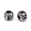 304 Stainless Steel European Beads STAS-G220-33AS-1