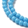 Synthetic Turquoise Dyed Beads Strands G-B090-A14-01-4