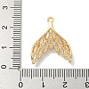 Brass Micro Pave Cubic Zirconia Pendants KK-K378-22G-3