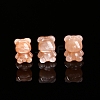 Natural Peach Moonstone Bear Beads PW-WG3BA8C-01-3