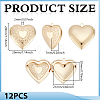 12Pcs Rack Plating Brass Locket Pendants KK-UN0005-92-2