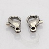 304 Stainless Steel Lobster Claw Clasps STAS-N016-01-11mm-1
