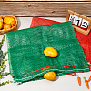 10Pcs 2 Colors Christmas Themed Plastic Drawstring Bags ABAG-CN0001-10-4