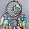 Woven Net/Web with Feather Art Wall Hanging Pendant Decorations TREE-PW0001-39-2