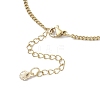 304 Stainless Steel Link Chain Anklets AJEW-AN00703-7