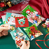 200Pcs 10 Style Christmas Theme Plastic Bakeware Bag OPP-TA0001-05-15