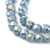 Electroplate Glass Beads Strands EGLA-J149-A-6mm-FR08-3