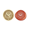 Christmas Series Wax Seal Brass Stamp Head LS-AJEW-Z031-04G-22-1