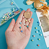 200Pcs 10 Colors Synthetic Luminous Stone Beads Strands G-PH0003-32-3