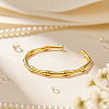 2Pcsc 2 Colors 304 Stainless Steel Cuff Bangles BJEW-GO0001-18-3