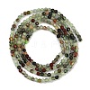 Natural African Bloodstone Beads Strands G-S388-A02-2mm-3