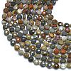 Natural Ocean Jasper Beads Strands G-K389-B47-01-3