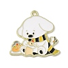 Alloy Enamel Pendants ENAM-M218-01D-G-1