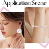 8 Strands Transparent Gradient Color Glass Bead Strands GLAA-SC0002-02A-5