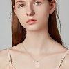 20Pcs Natural Rose Quartz Pendants G-BBC0001-50D-6