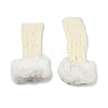 Acrylic Fibers Knitting Fingerless Gloves PW-WG53A2A-08-1
