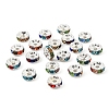 Brass Grade A Rhinestone Spacer Beads RB-A014-Z8mm-37S-3