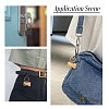 4Pcs 4 Styles Stainless Steel Keychains KEYC-TA0004-81A-8