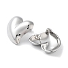 Non-Tarnish Heart 304 Stainless Steel Stud Earrings for Women EJEW-L272-033P-03-2