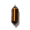 Natural Tiger Eye Big Pointed Pendants G-F731-05C-3