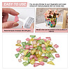 Elecrelive 240Pcs 2 Style Transparent Glass Cabochons GLAA-EL0001-02A-4