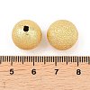 Textured Brass Beads KK-F931-31A-G-3