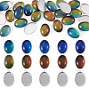 DIY Oval Pendant Making Kits DIY-TA0015-36-2
