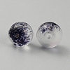 Transparent Frosted Glass Beads LS-GLAA-WH0032-21D-2