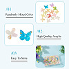 200Pcs 2 Styles Transparent Acrylic Bead Cap MACR-TA0002-92-6