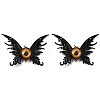 Butterfly with Eye Plastic Alligator Hair Clips PHAR-M015-04-1