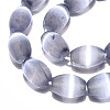 Dyed Natural Selenite Beads Strands G-T138-233B-3