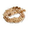 Natural Citrine(Heated) Beads Strands X-G-F827-A01-02-3
