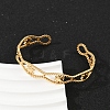 304 Stainless Steel Cuff Bangles for Women BJEW-U045-05G-1
